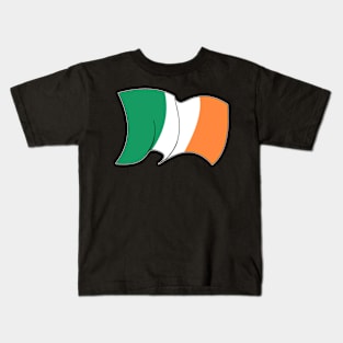 flag of the Republic of Ireland - sports, flags, and culture inspired designs Kids T-Shirt